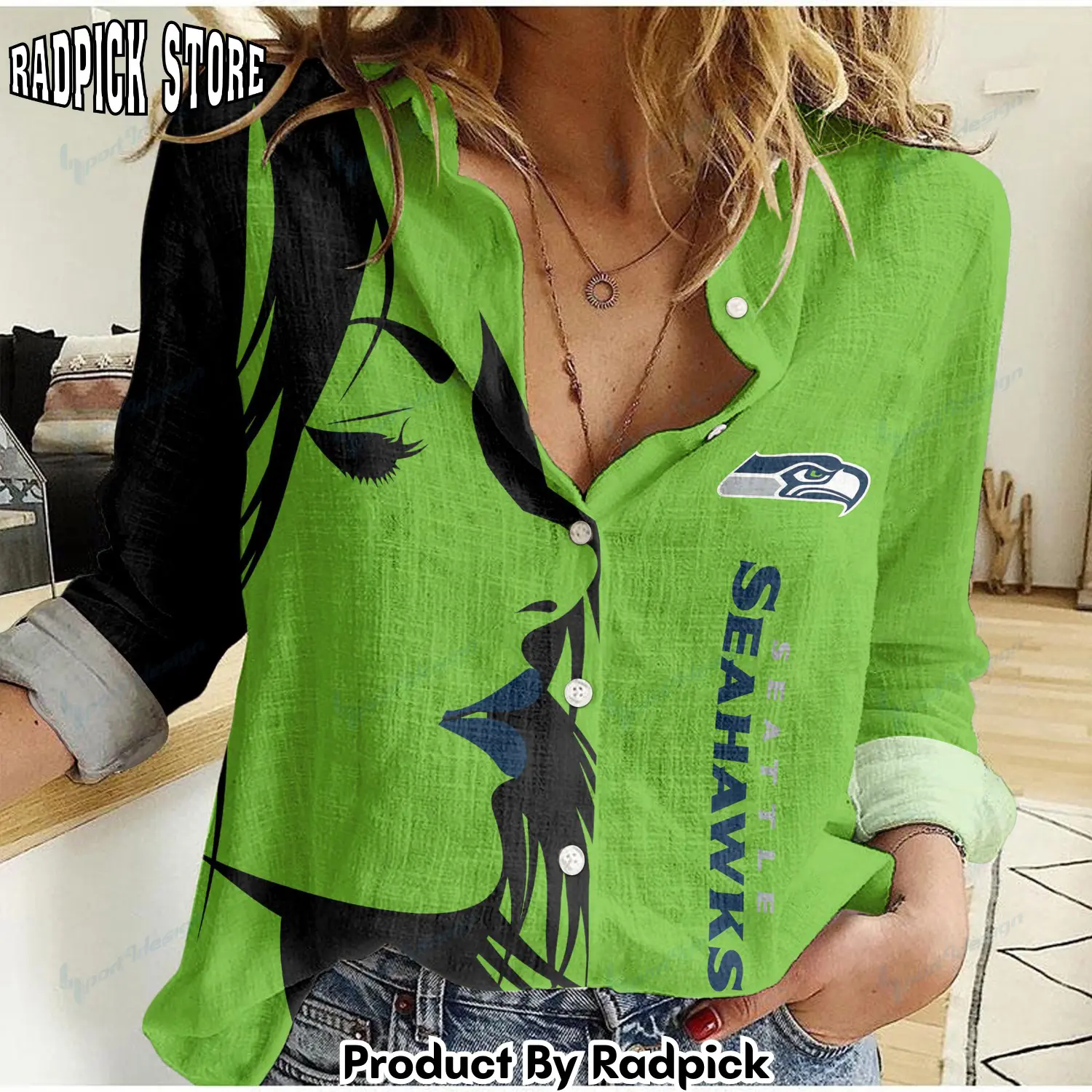 Radpick seattle seahawks woman shirt rp662151